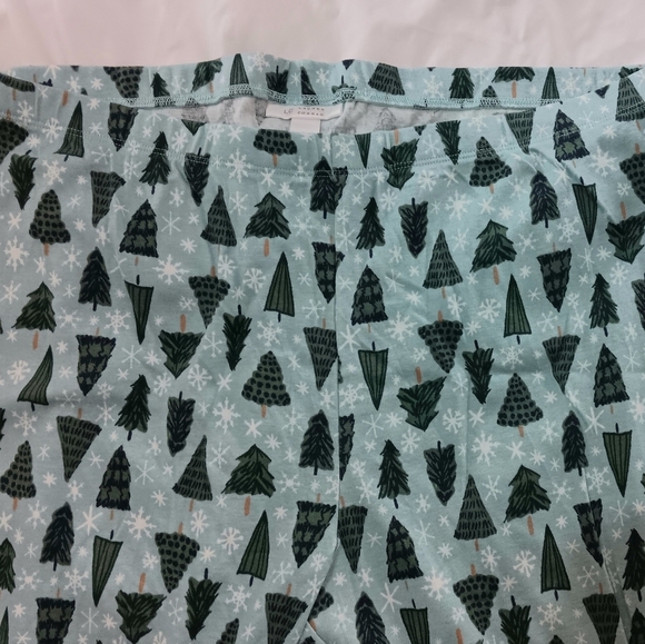 3/10 Lauren Conrad Trees Snowflakes PJ Lounge Pants XL - Picture 3 of 6